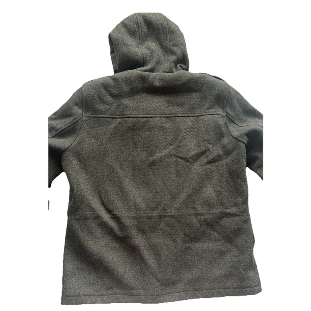 Black Rivet Jacket Mens XL Gray Wool Blend Hooded Parka Quilted Warm Coat - Picture 8 of 8